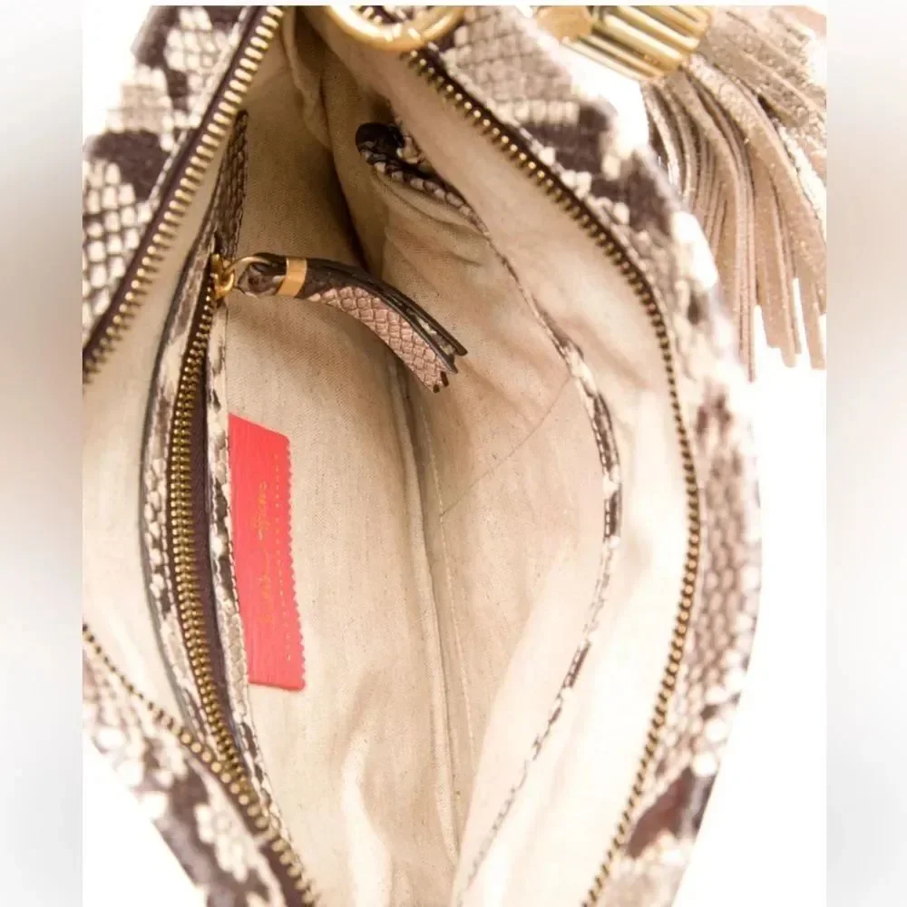 India Hicks Carmen Clutch - Snake